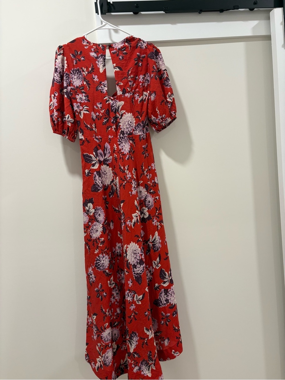 NWT Maeve by Anthropologie Red Floral Dress Size 2 - Picture 8 of 10